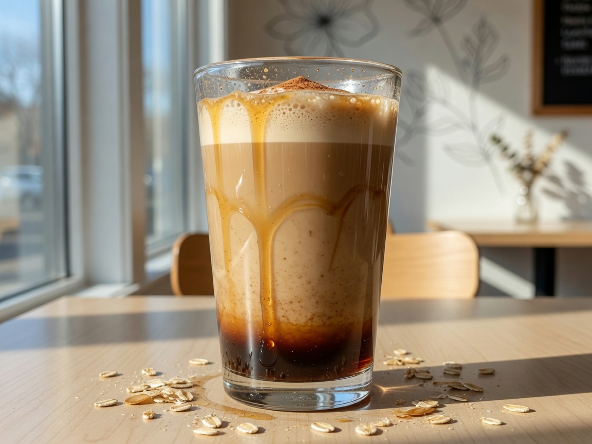 Maple oat latte